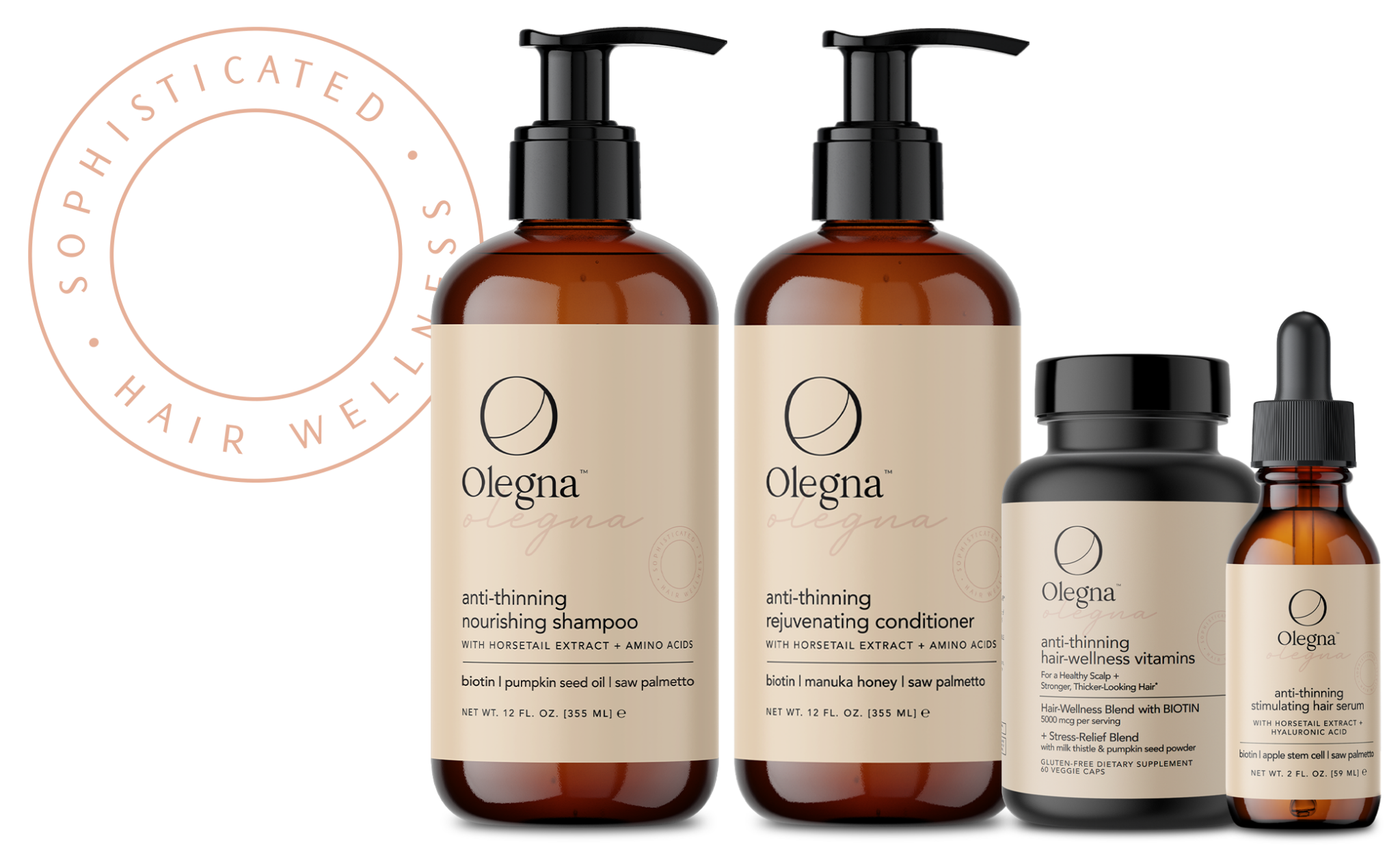 Olegna Anti-Thinning hair care products